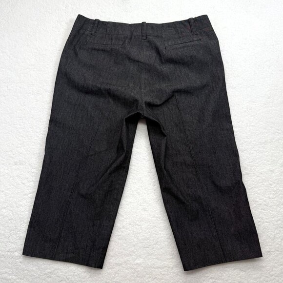 Sandro Sportswear Sailor Wide Leg Cropped Capri Pants Stretch Womens 14 Preppy - Picture 5 of 12